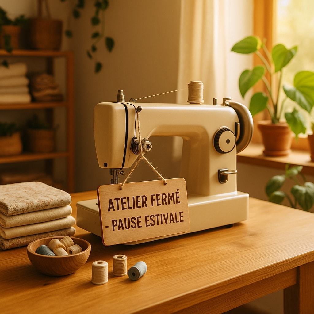 Cath - 🧵 Fermeture estivale 🧵 L’atelier ferme ses portes pour une pause ...