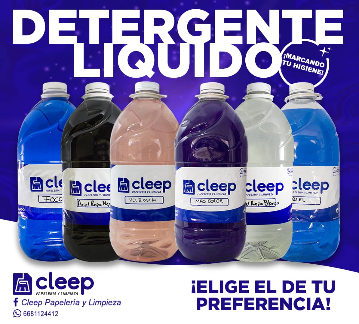 Cleep Papeleria y Limpieza - DETERGENTE PARA TU ROPA!🤩 Recuerda que ...
