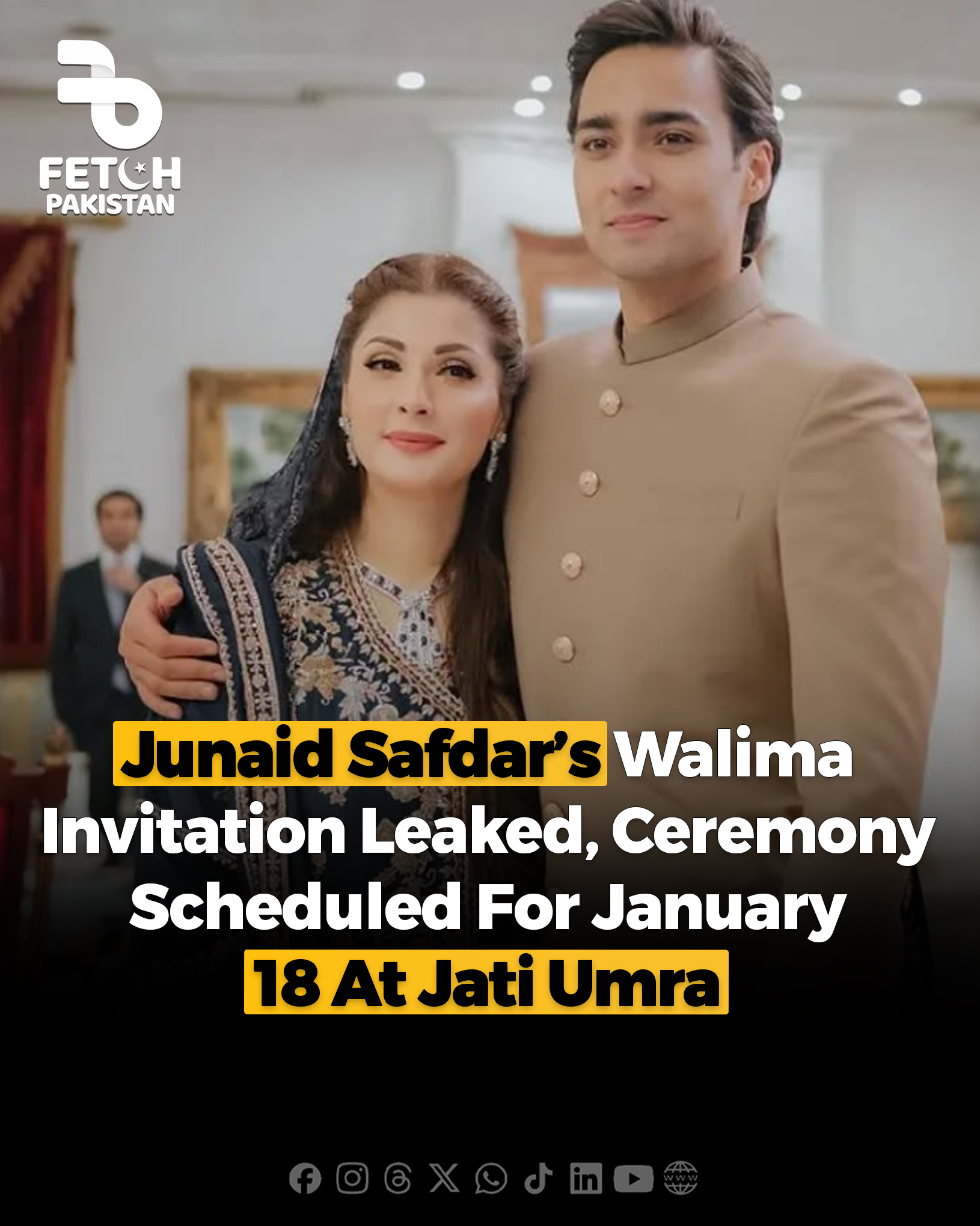 Fetch Pakistan - Junaid Safdar, son of Punjab Chief... | Facebook