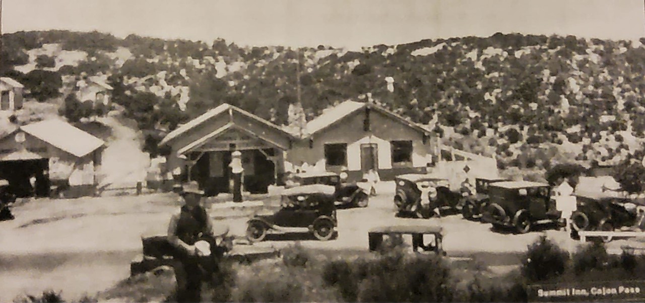 Route - A view of the Summit Inn #1 at the Cajon Pass Summit in 1929 on ...