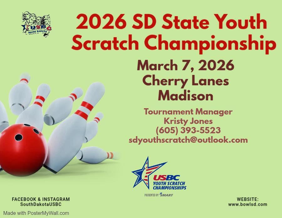 The 2026 Youth Scratch Championships... - South Dakota USBC | Facebook