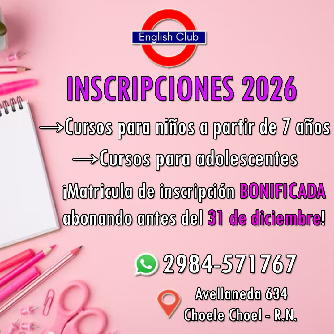 Instituto - INSCRIPCIONES 2026 ABIERTAS 📚 Cursos para niños a partir de ...