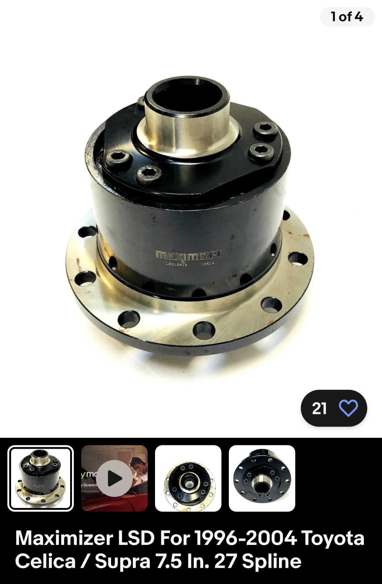 Toyota Racing Development Limited Slip Diff for KP60 Starlet