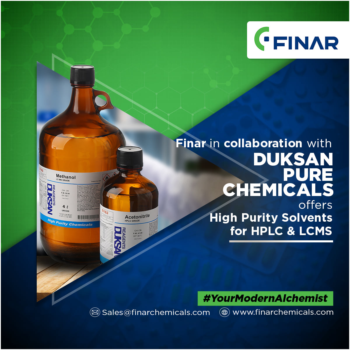 Finar’s portfolio includes High... - Actylis Lab Solutions