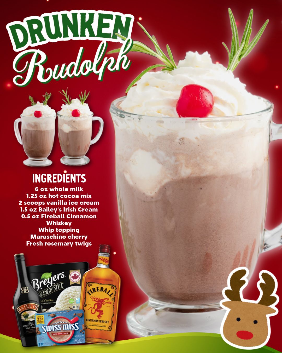 One sip of Drunken Rudolph... - Spaceships and Laser Beams | Facebook