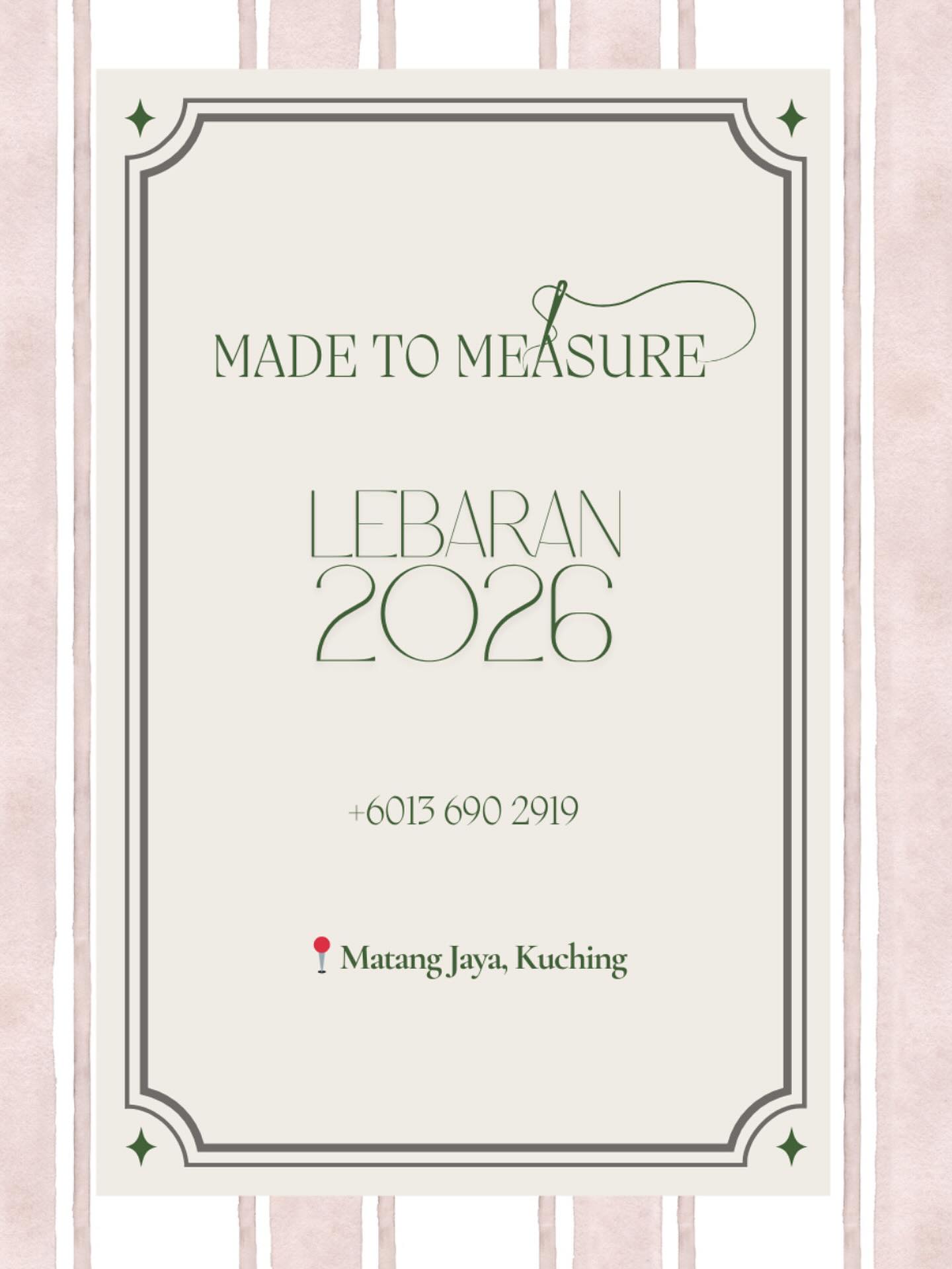 Shaheerah - Bismillah Hi hii, we’re now open for Eid 2026 & will be ...