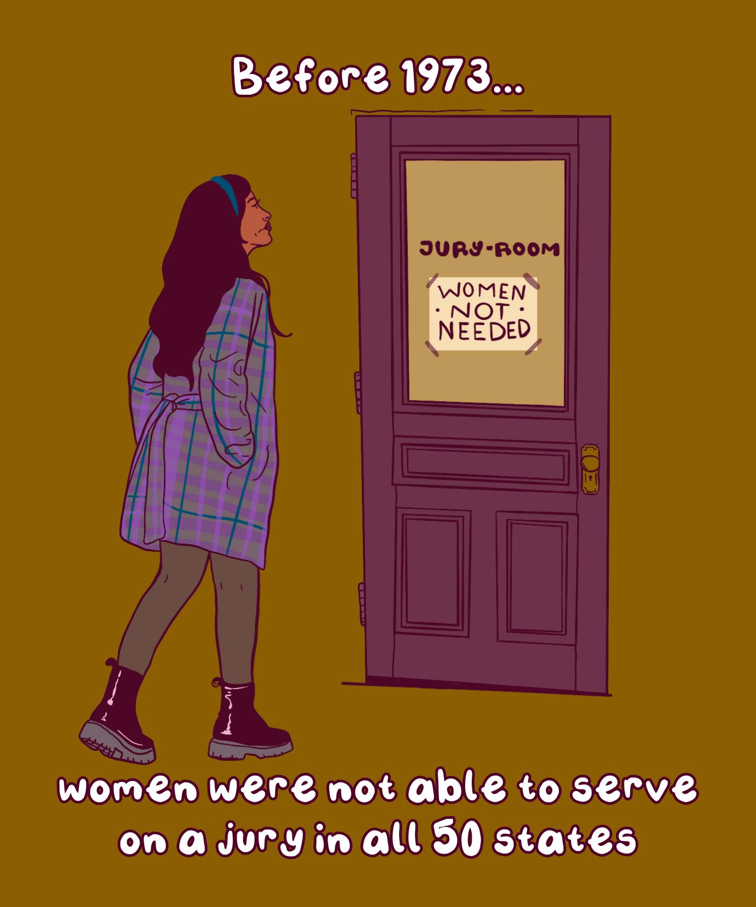 Liberal - 📍 Before 1973, women were not able to serve on a jury in all ...