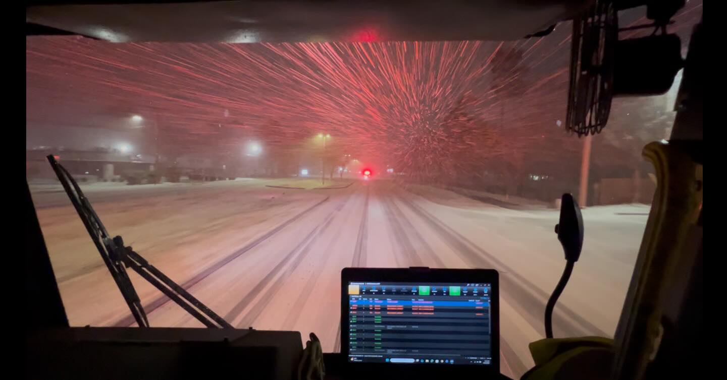 Myrtle - MBFD responding to a call during the winter storm. Please help ...