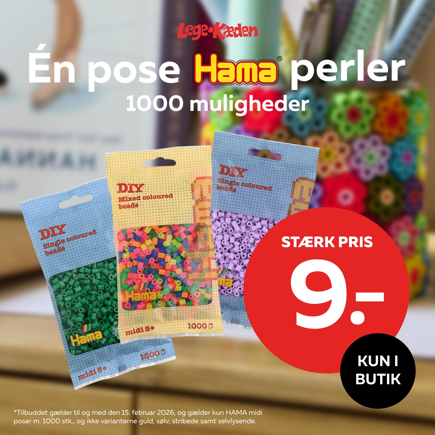Legekæden - Små perler – stor kreativ glæde 🌈 Lige nu kan du finde HAMA ...