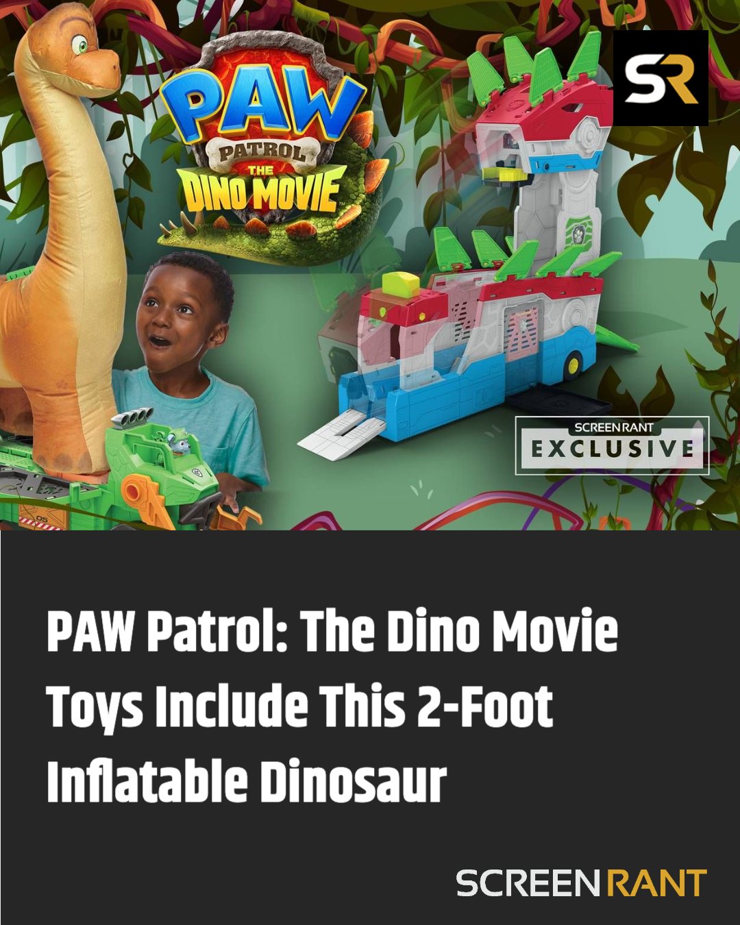 Screen Rant - Exclusive first look at PAW Patrol: The Dino... | Facebook