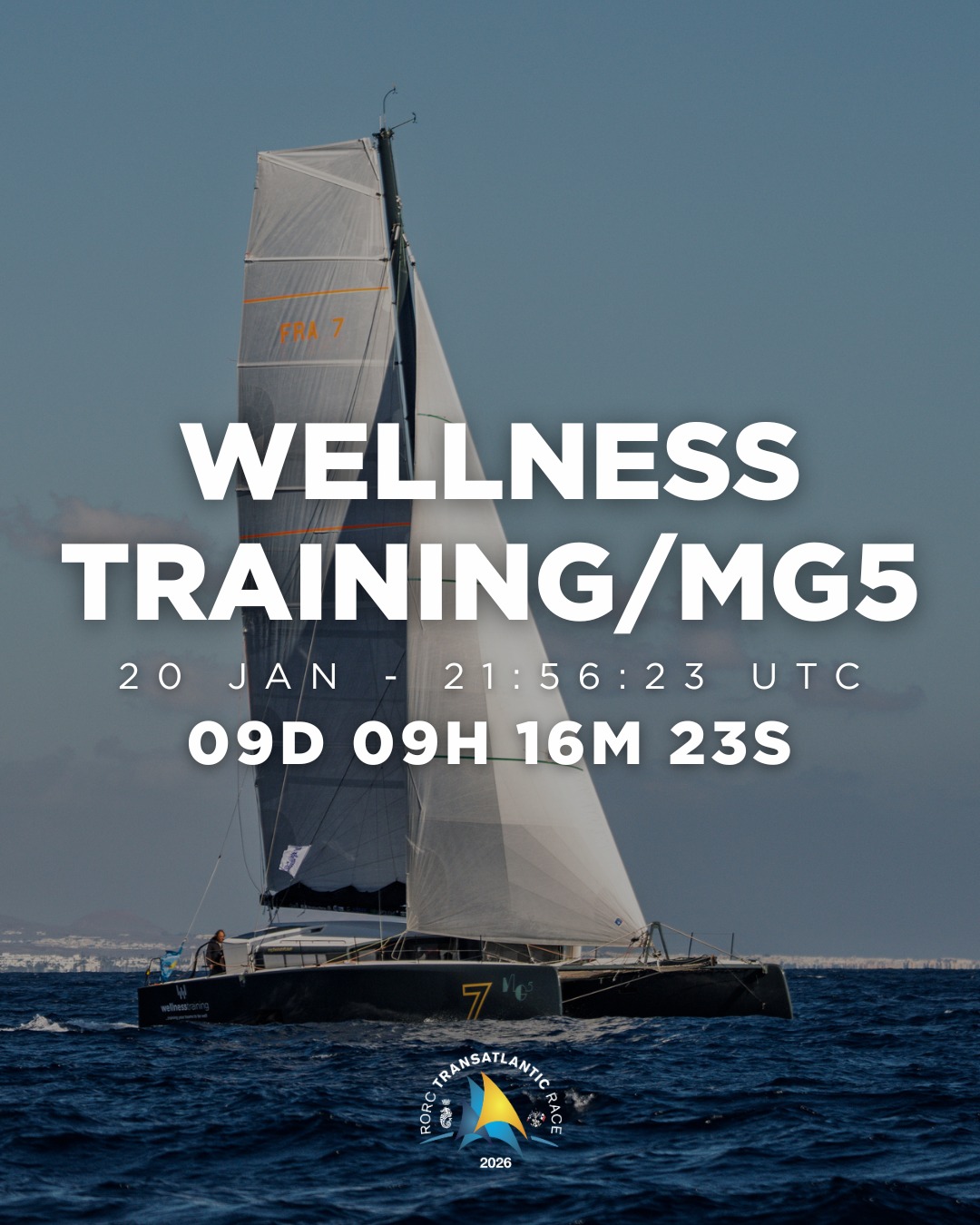Royal - WELLNESSTRAINING / MG5 has finished the RORC Transatlantic Race ...