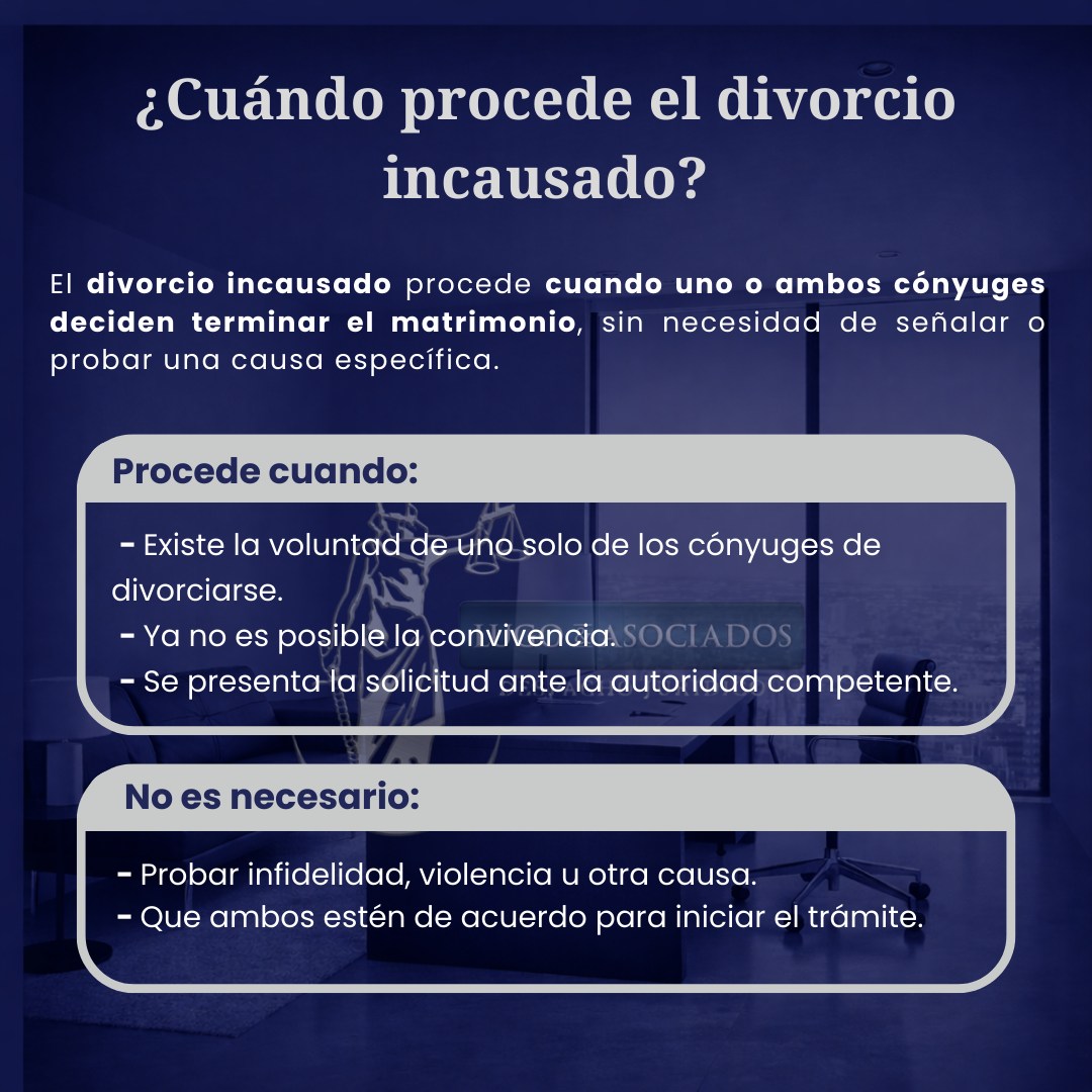 Despacho - ⚖️ ¿Cuándo procede el divorcio incausado? El divorcio ...