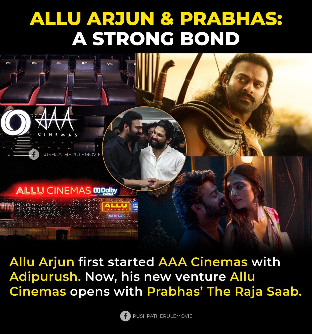 Pushpa - From Adipurush at AAA Cinemas to The Raja Saab at Allu Cinemas ...