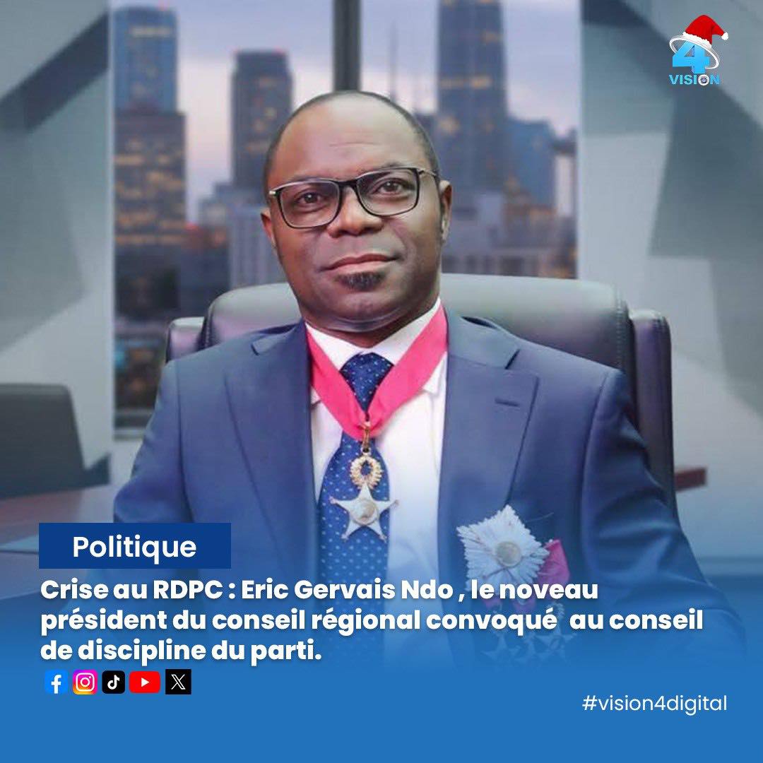 Vision - [ POLITIQUE 🟦] 🔴 CRISE AU RDPC DANS LA RÉGION DU SUD Le climat ...