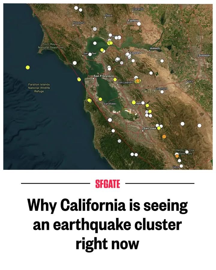 SFGATE - Why California is seeing an earthquake cluster right now READ ...