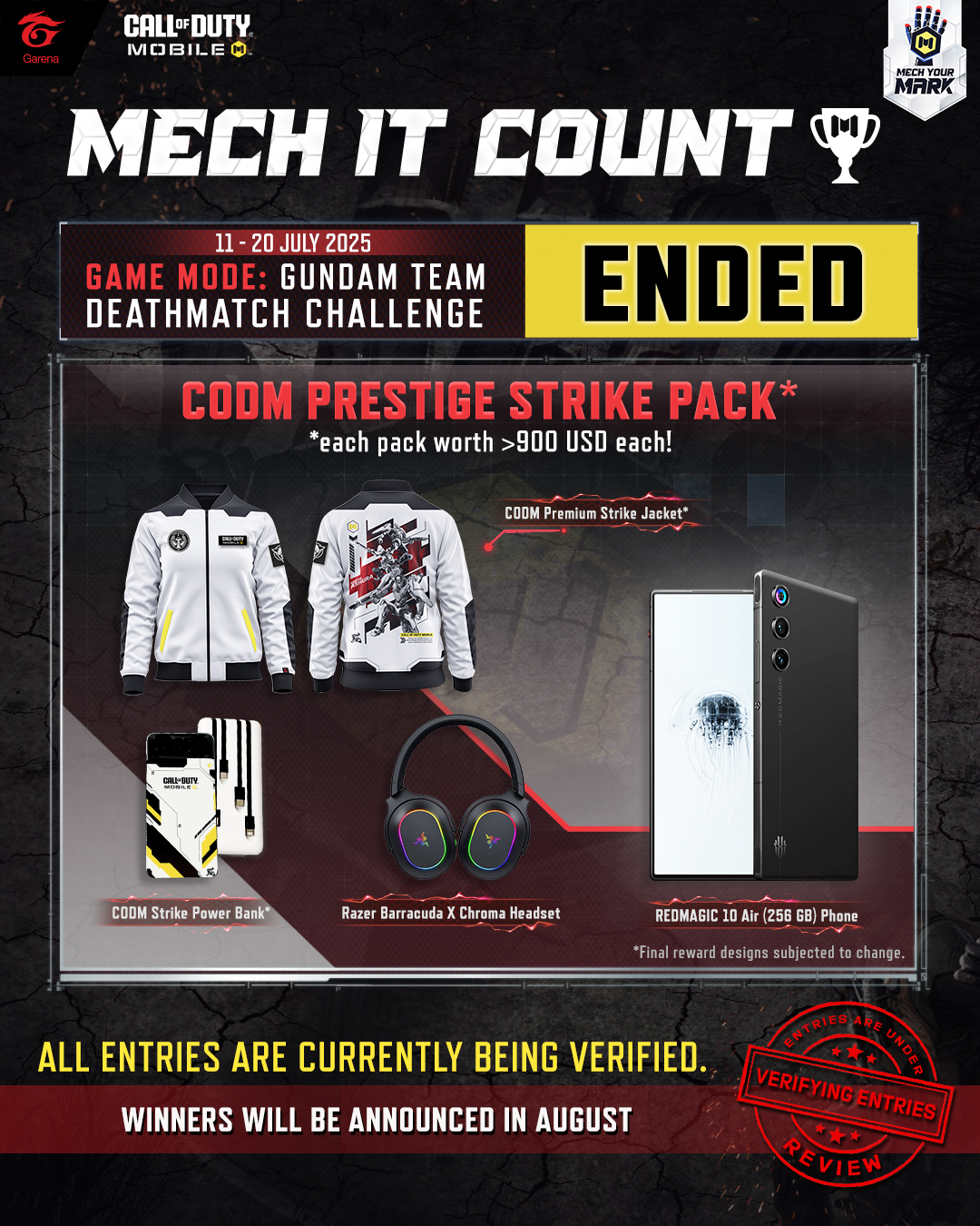 🤖 Mech It Count 📅 Challenge... - Garena Call of Duty Mobile | Facebook