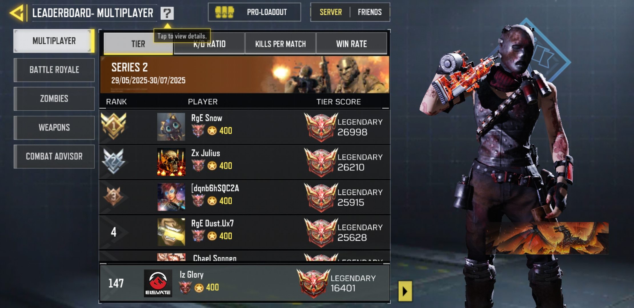 lfc yung batak na clan sana LEADERBOARD- MULTIPLAYER MULTIPLAYER