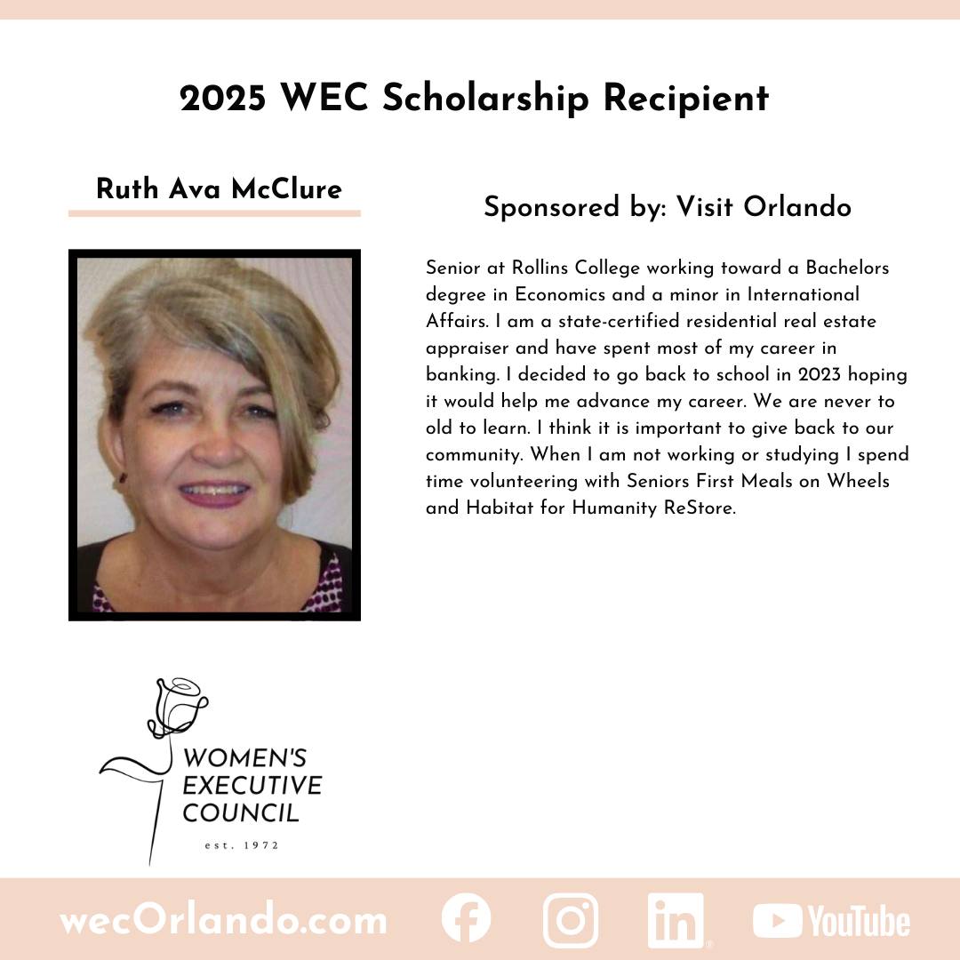 Women's - The Women's Executive Council congratulates Ruth Ava McClure ...