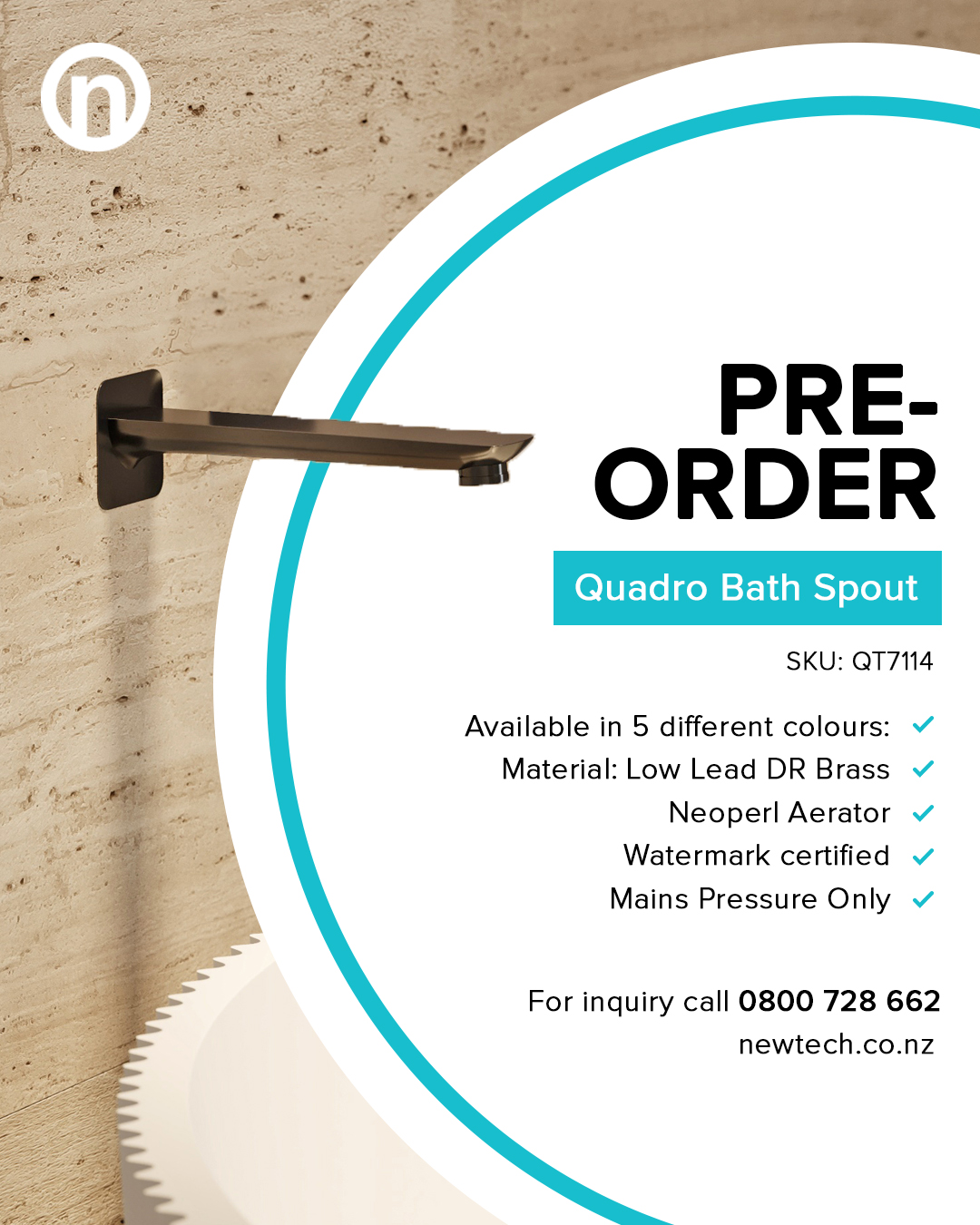Newtech - 🚨 Quadro Tapware is here, pre-orders now open! 🚨 Square is ...