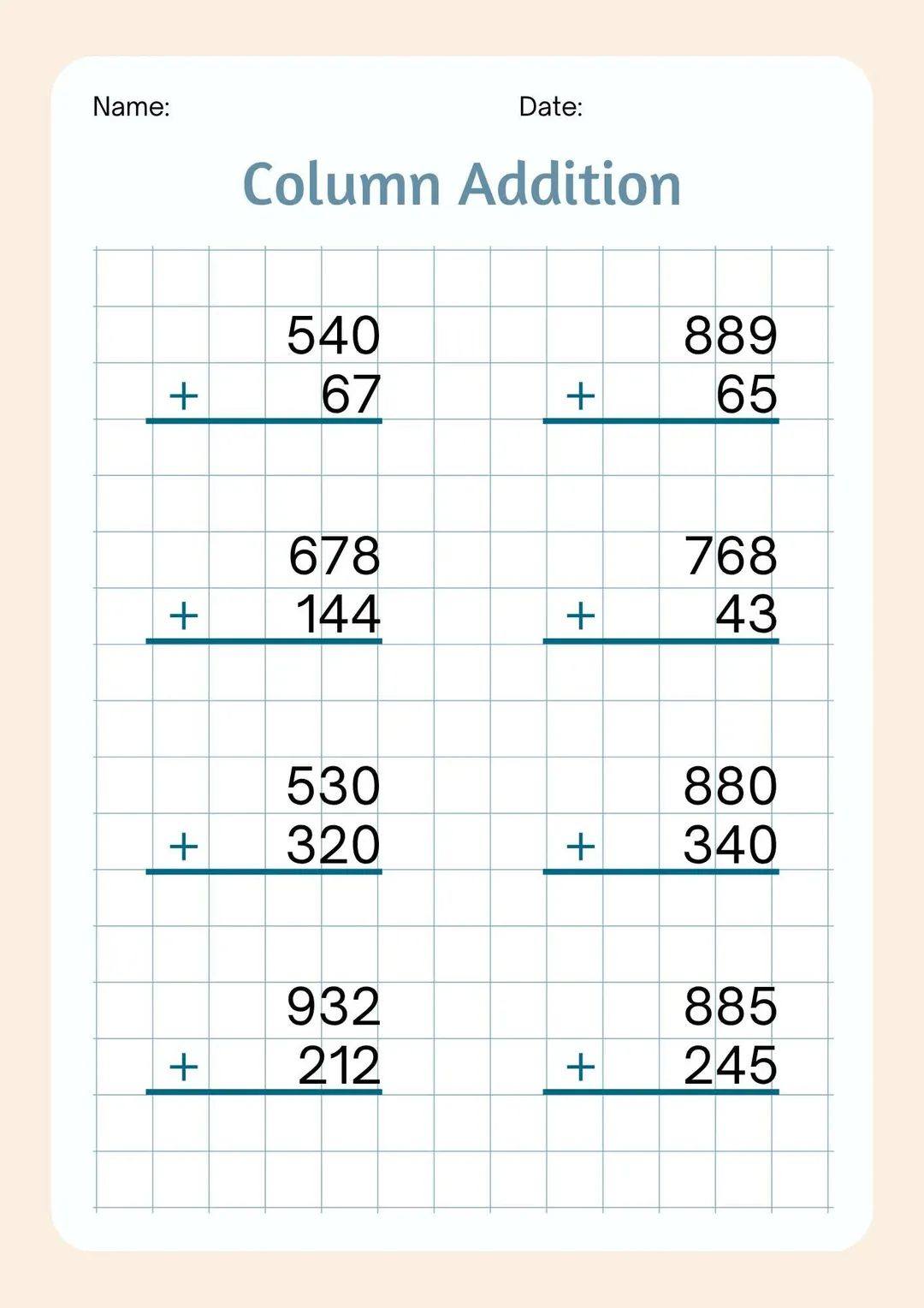 Maths Worksheets Worksheets for... - Divine Light Special | Facebook