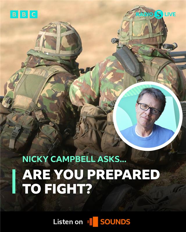 The head of the UK’s armed forces, Air... - BBC Radio 5 live | Facebook
