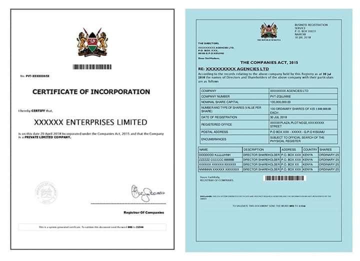 COMPANY REGISTRATION AND OTHER RELATED SERVICES - +254728430861 1 ...