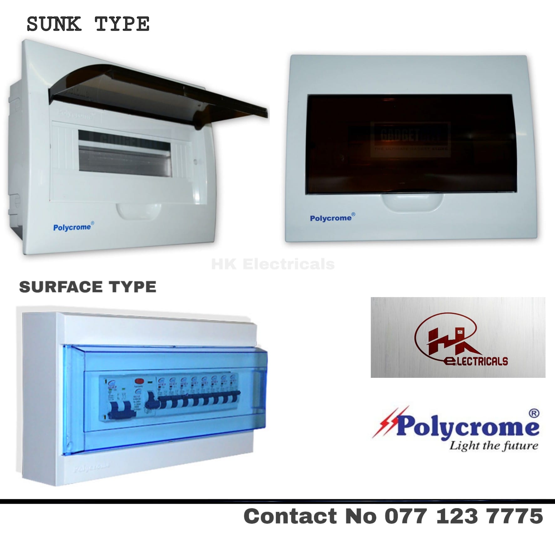 HK - 10% DISCOUNT MCB - ENCLOSURE Box ( ABC box ) 🔻SURFACE Type. 🔻SUNK ...