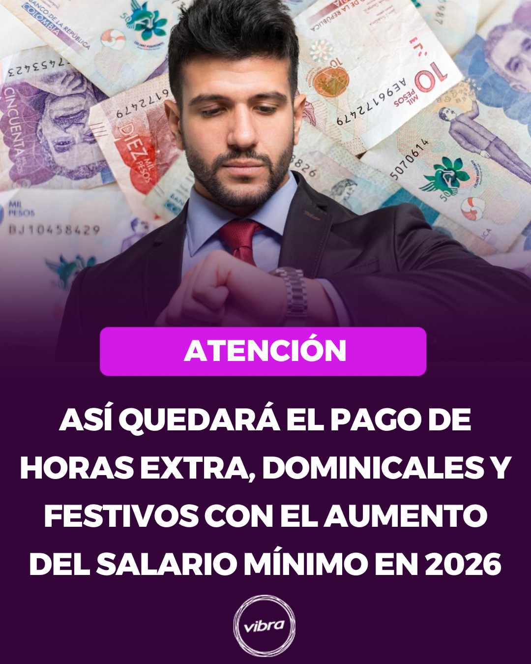 Vibra - ¿Sabes cuánto te pagarán por horas extra y festivos en 2026 ...