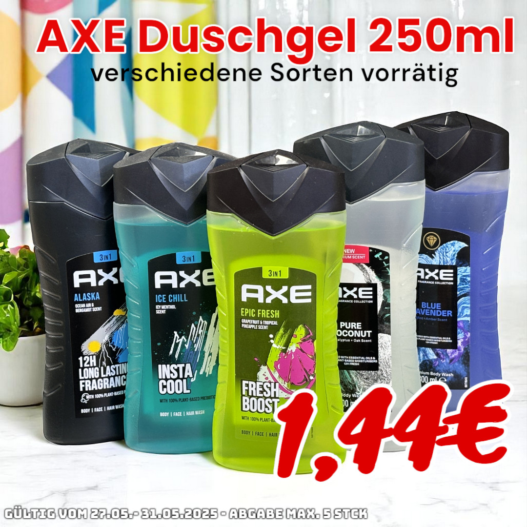 Hammerpreis für diese Woche: AXE Duschgel