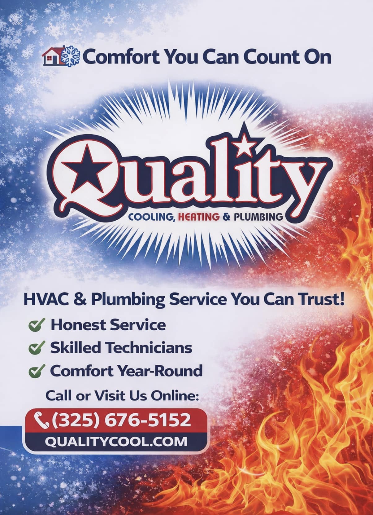 Quality Cooling, Heating & Plumbing | Abilene TX