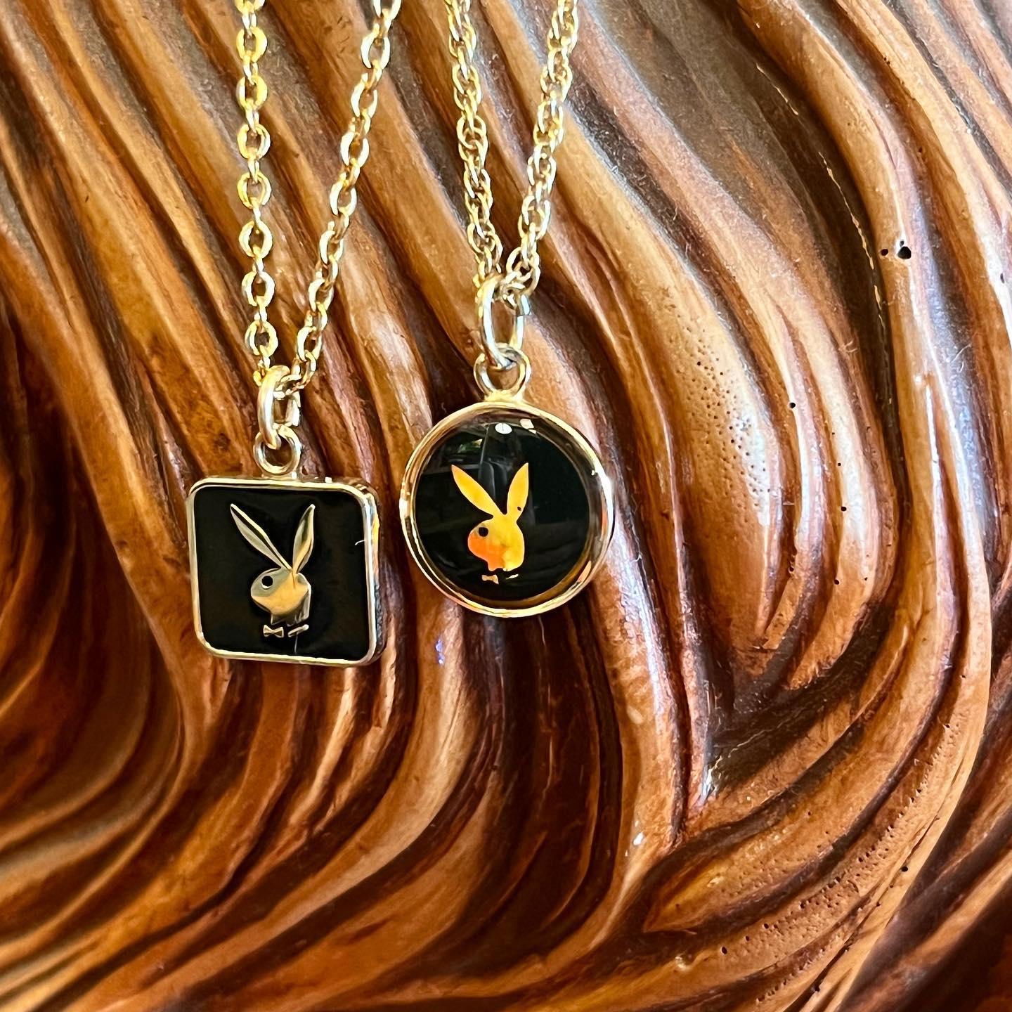 ??? 1980s Playboy bunny head pendant Just available in our 