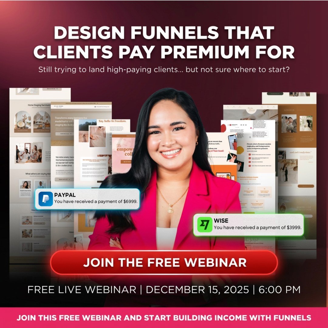 Funnels - 3 days na lang before our FREE Training this Monday!🚀 