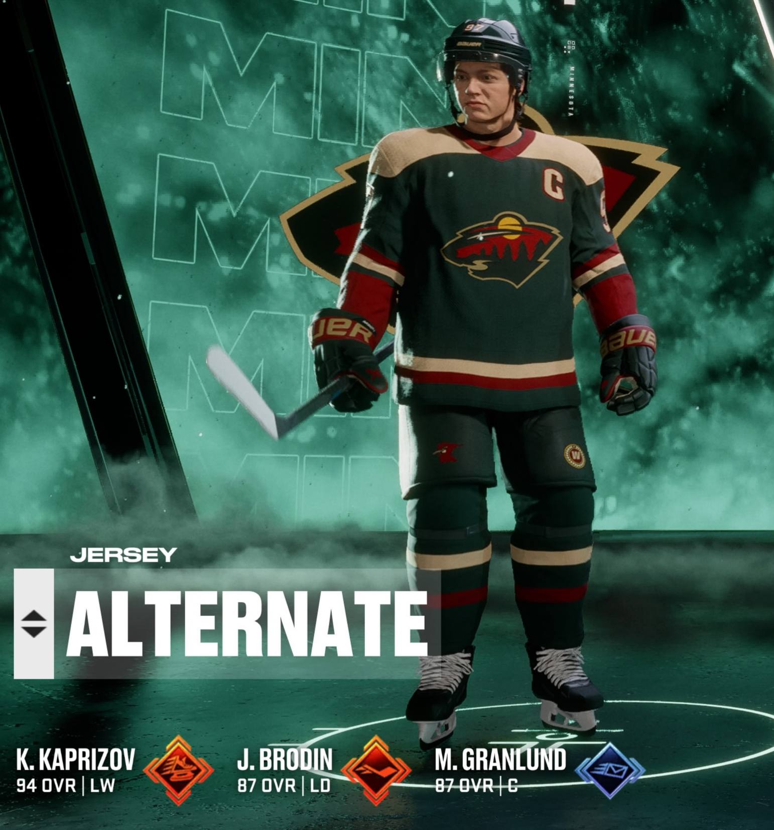 Minnesota Wild jersey redesign concept