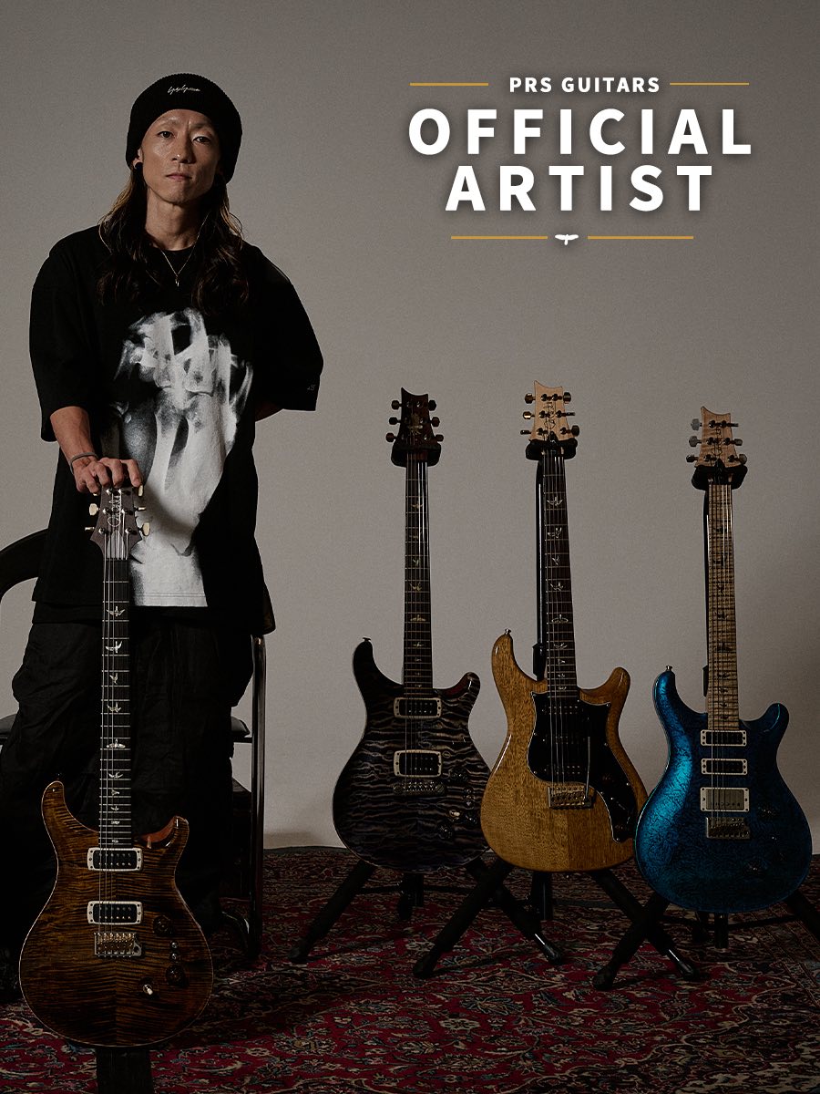 PRS OFFICIAL ARTIST情報】 ⁡ この度、UVERworldのギターを務める彰と