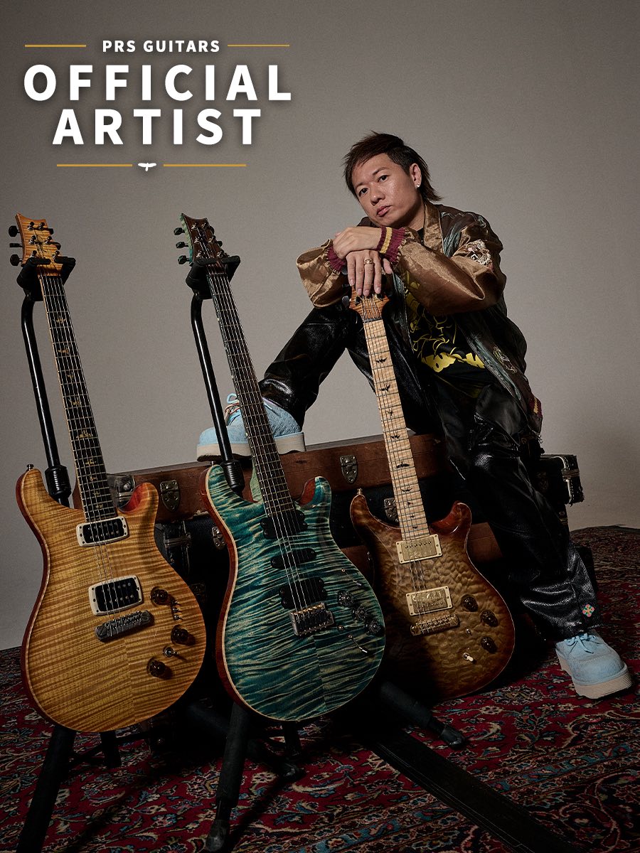 PRS OFFICIAL ARTIST情報】 ⁡ この度、UVERworldのギターを務める彰と