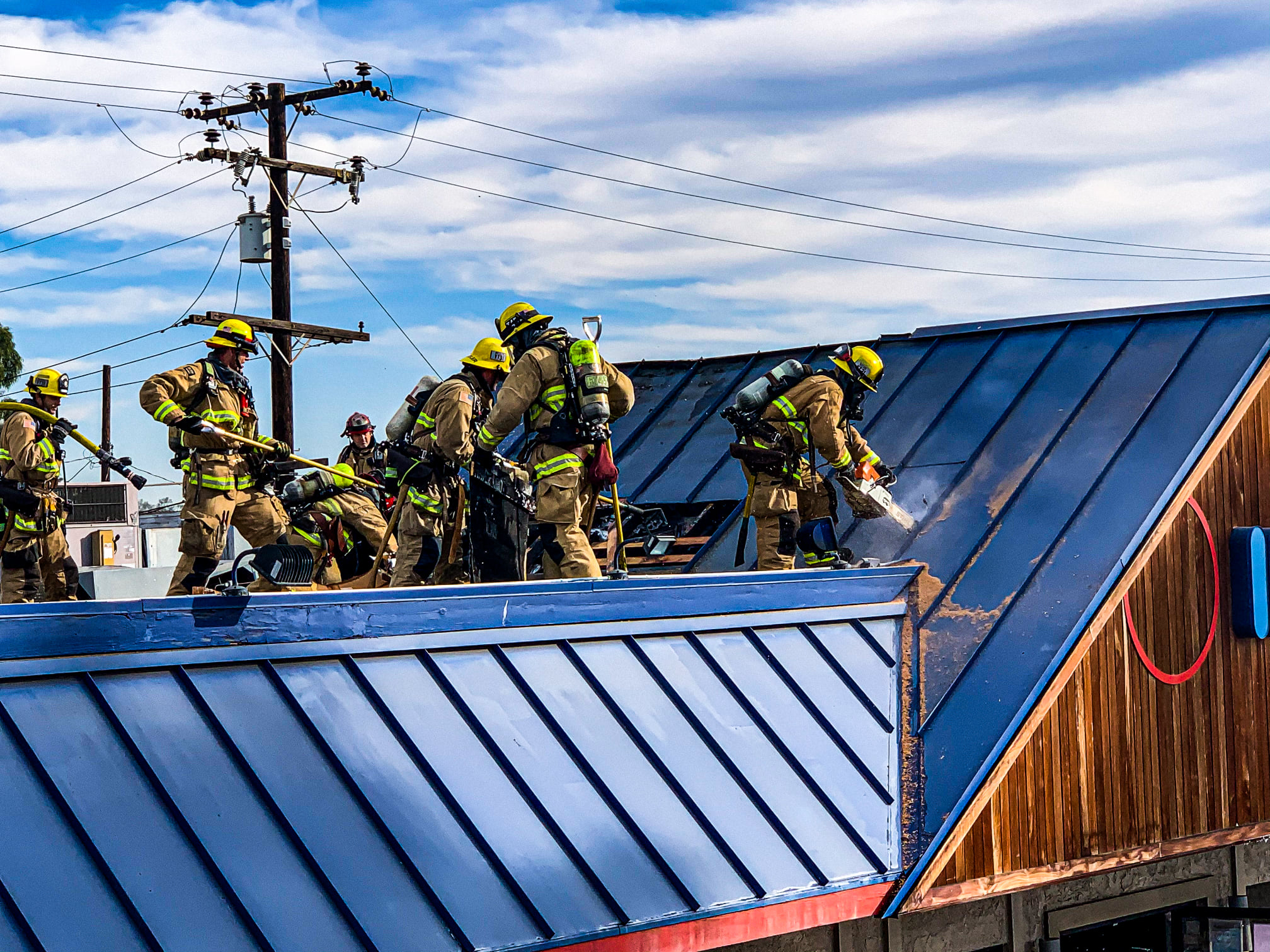 This morning, a... - Huntington Beach Fire Department