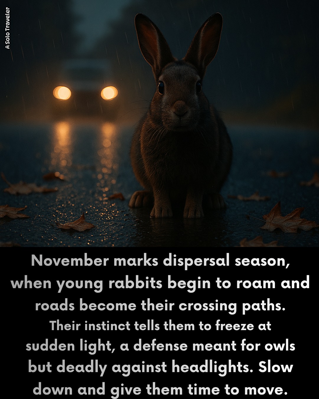 A Solo Traveler - Young rabbits leave their nests in... | Facebook