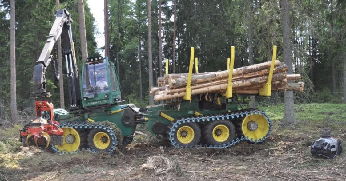 Forestmachinemagazine - This is a clever low ground pressure timber ...