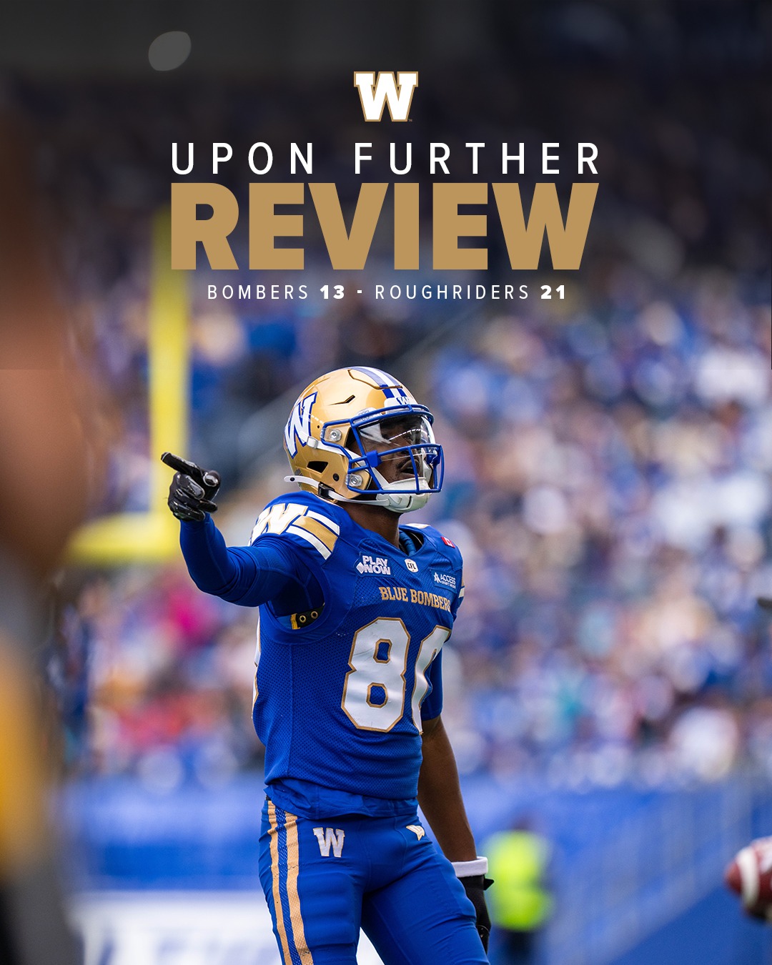 “We’re just not making our plays... - Winnipeg Blue Bombers | Facebook