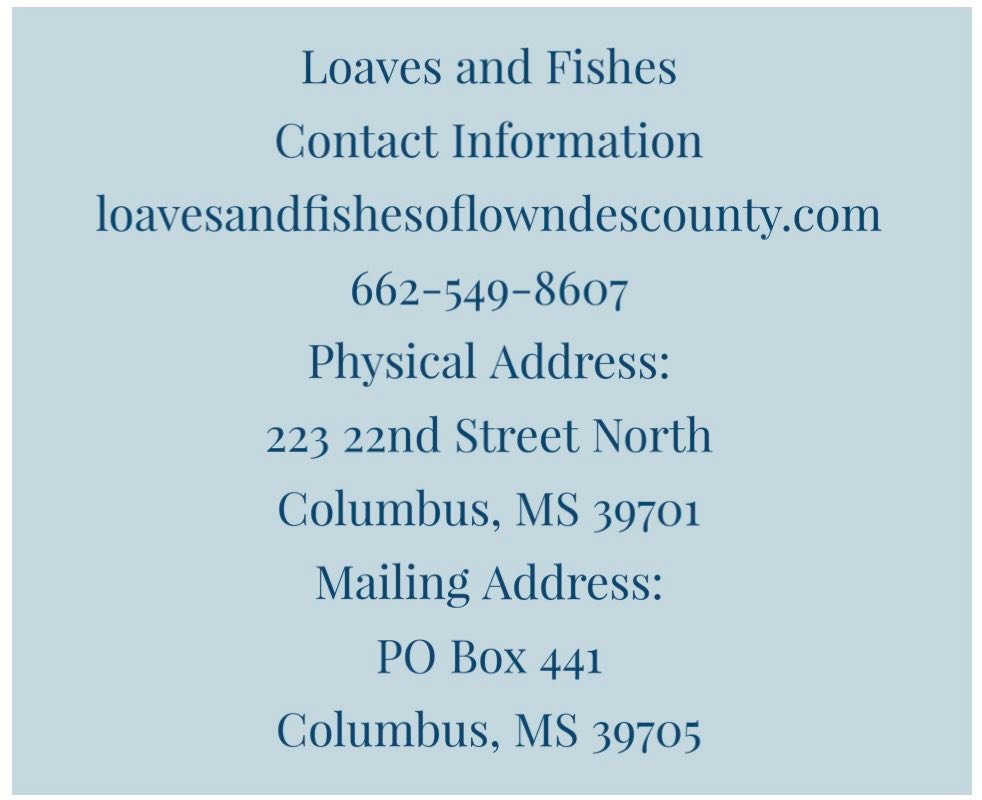 Loaves and Fishes of Lowndes County | Columbus MS