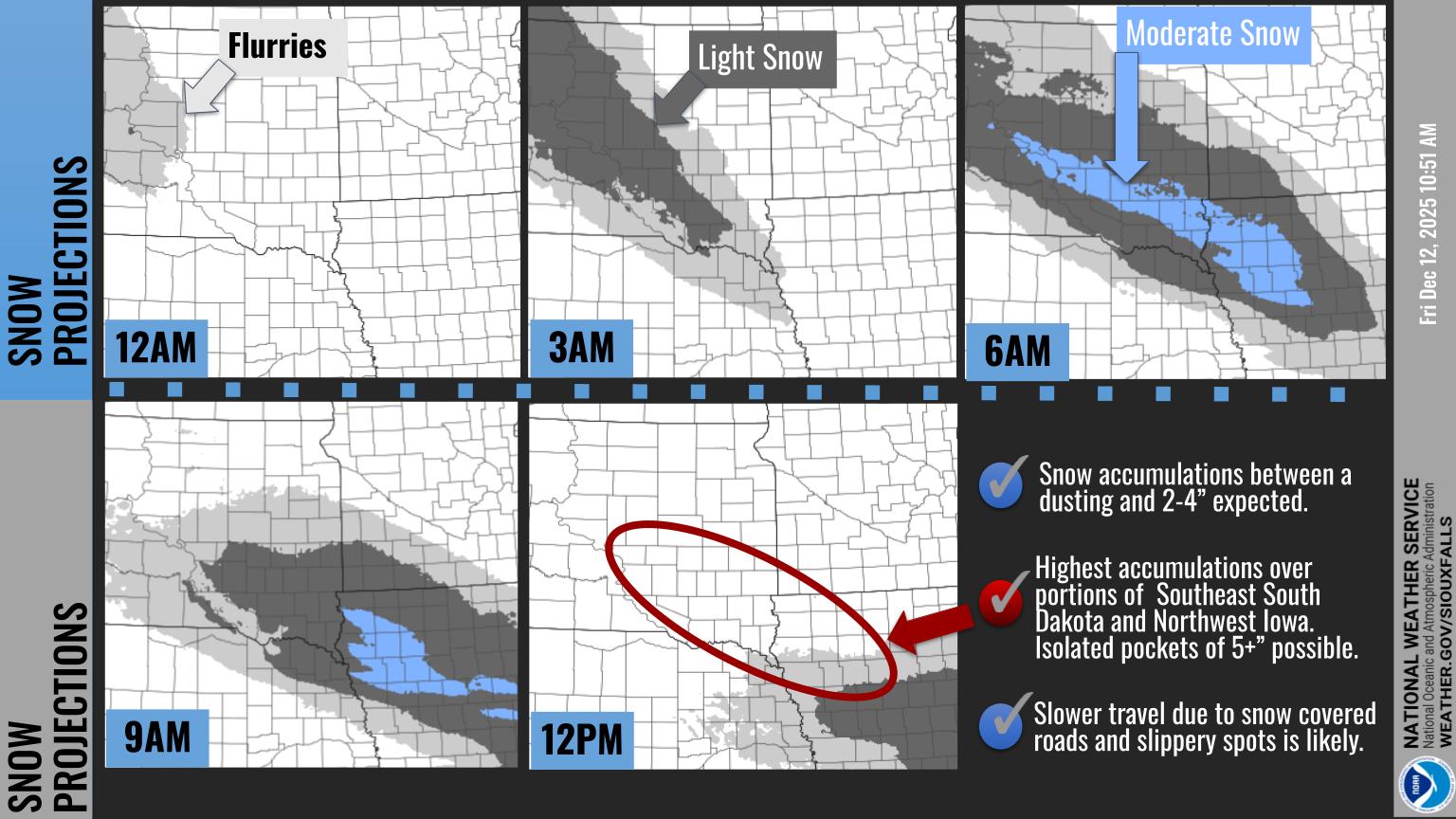 US - Here’s a closer look at the timing of snow onset and ending for ...