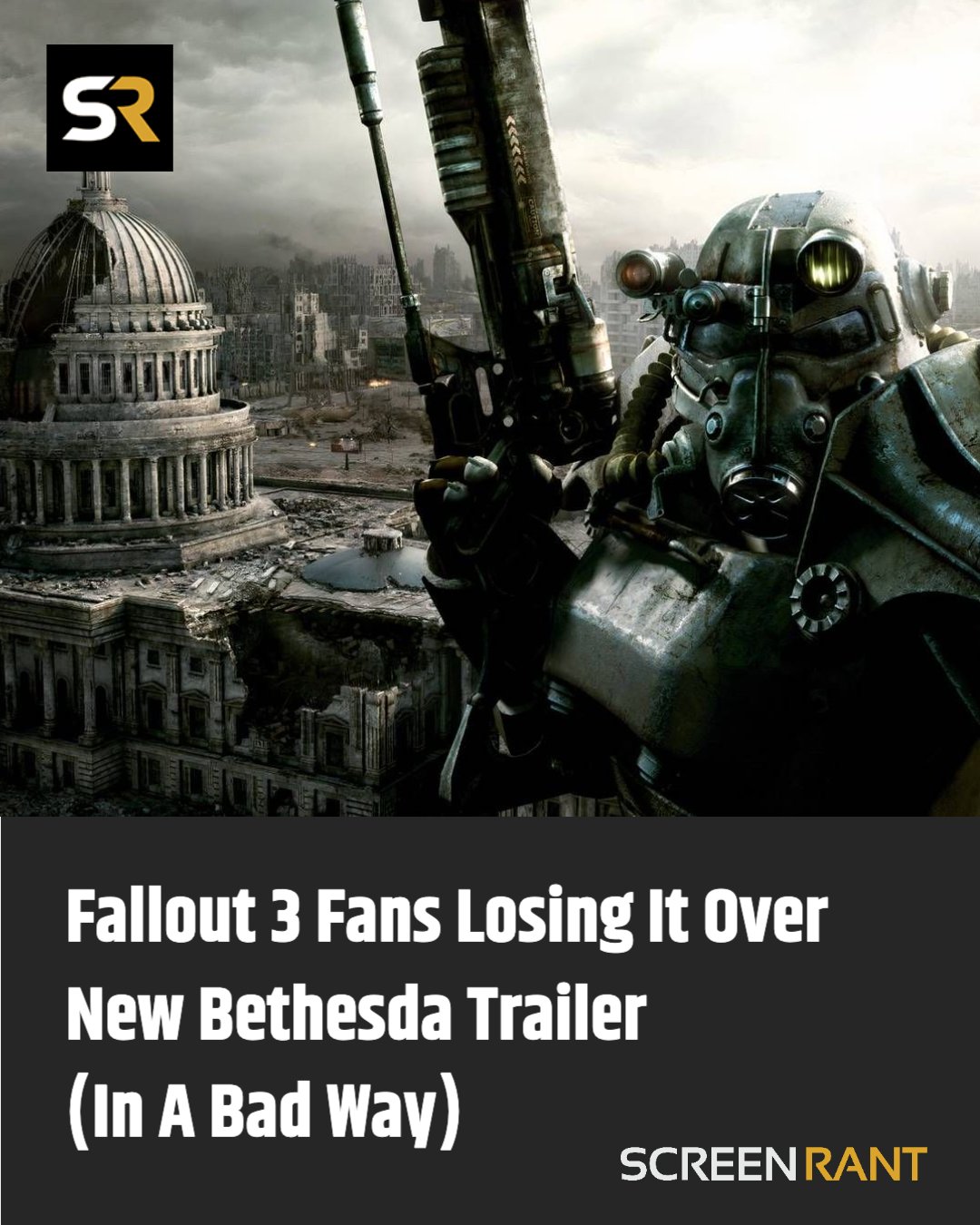Screen - Fallout fans have clearly reached the end of their tether, as ...