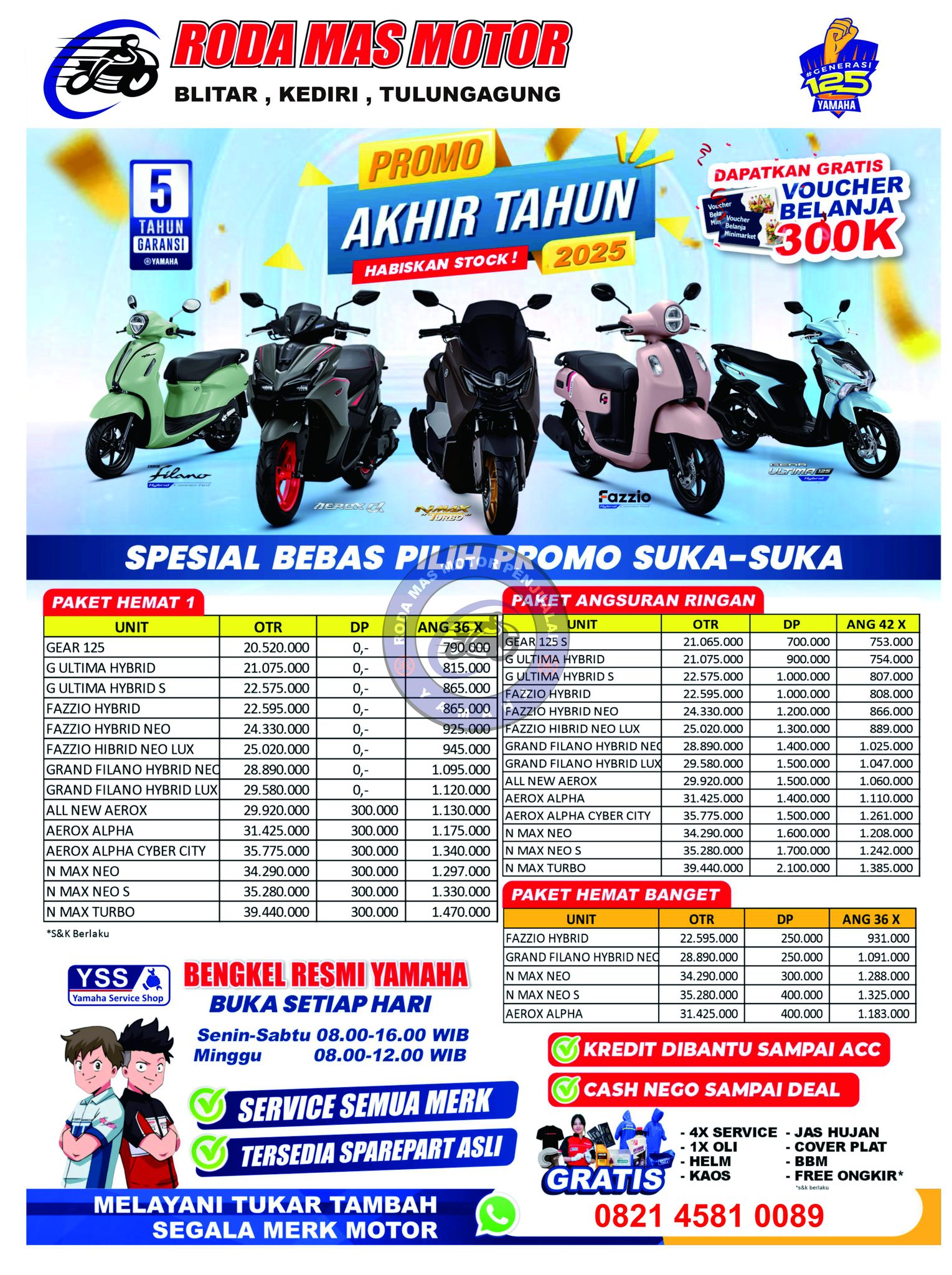 Roda Mas Penjualan