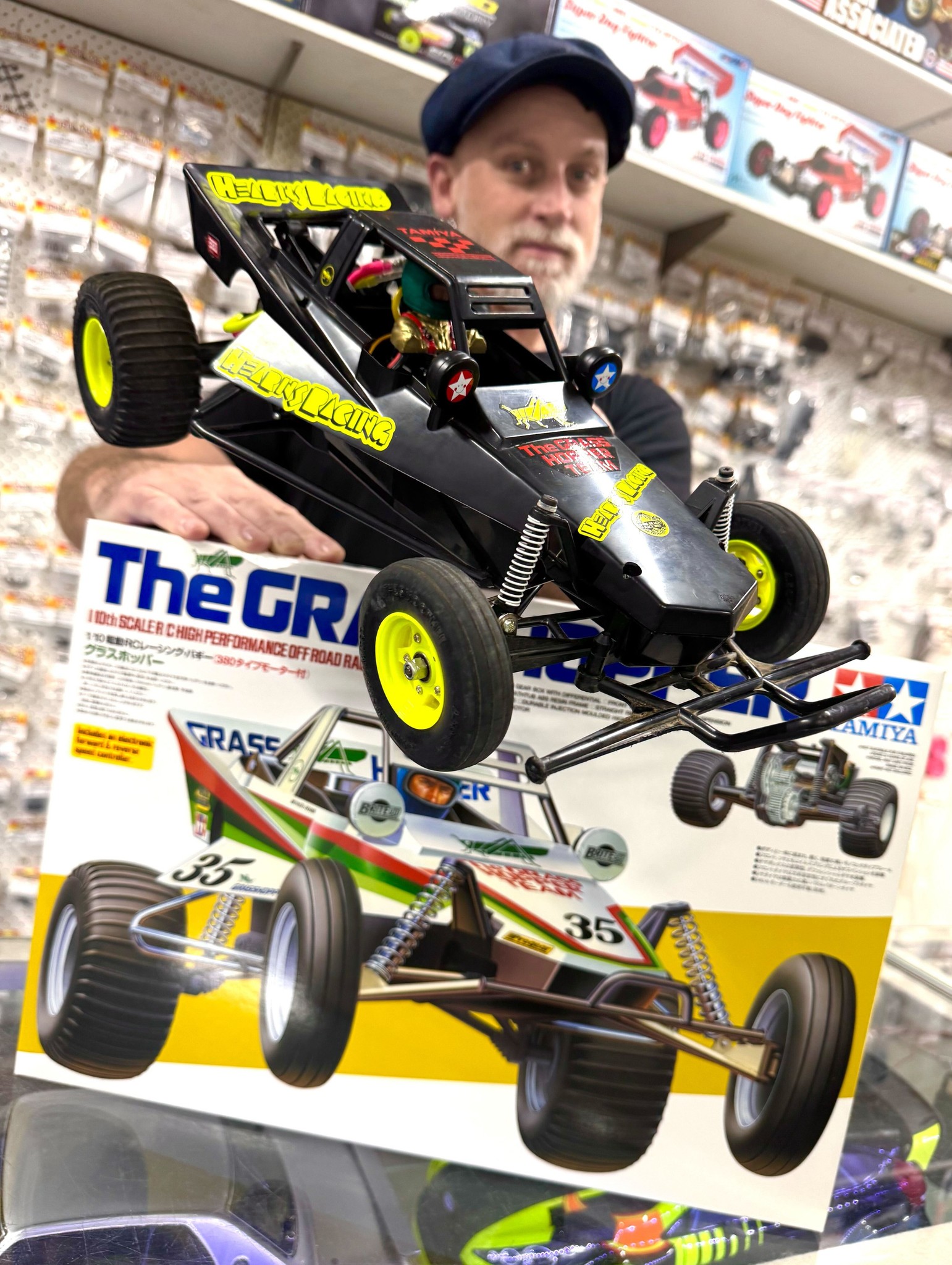 The Tamiya Grasshopper. First dropped in 1984 and it's still here