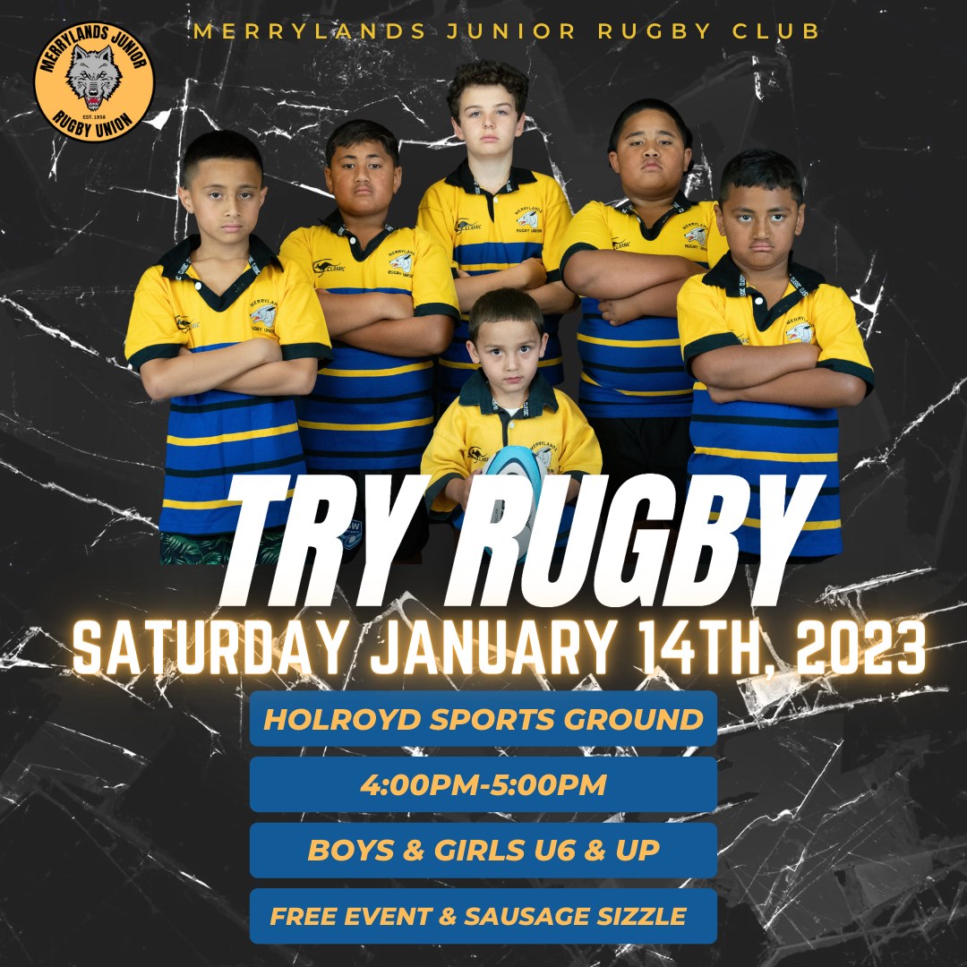 🟡⚫️COME TRY RUGBY!⚫️🟡 🏉New... - Merrylands Junior Rugby Club