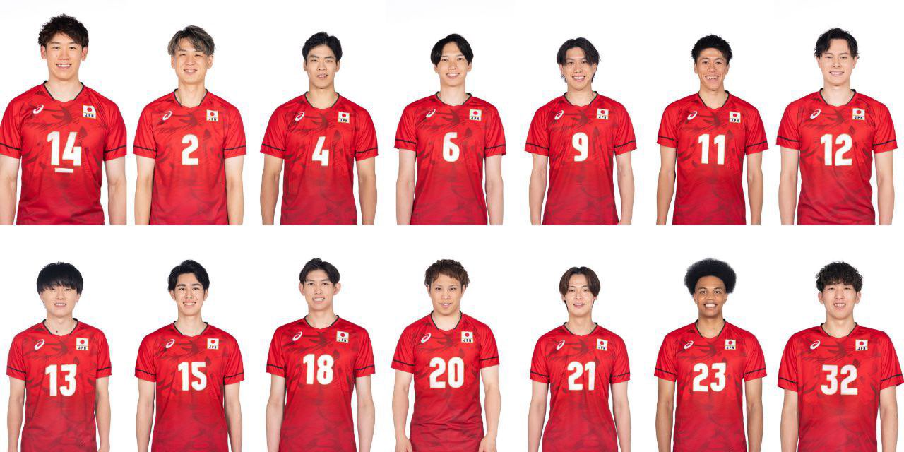 Japan Roster in VNL Week 3 according... - Ran Takahashi Japan | Facebook