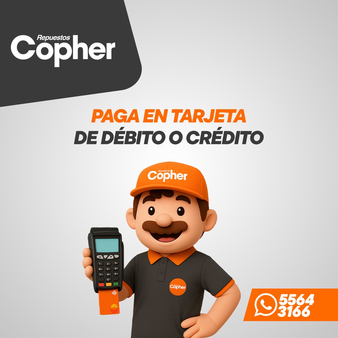 💳 ¡Comprar tu repuesto ahora es más... - Repuestos Copher | Facebook