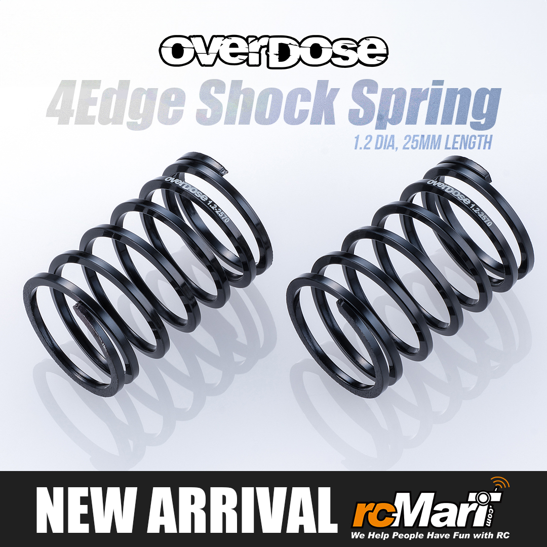 Overdose '4Edge' Series 25mm Shock Spring NEW ARRIVAL!!! OVERDOSE