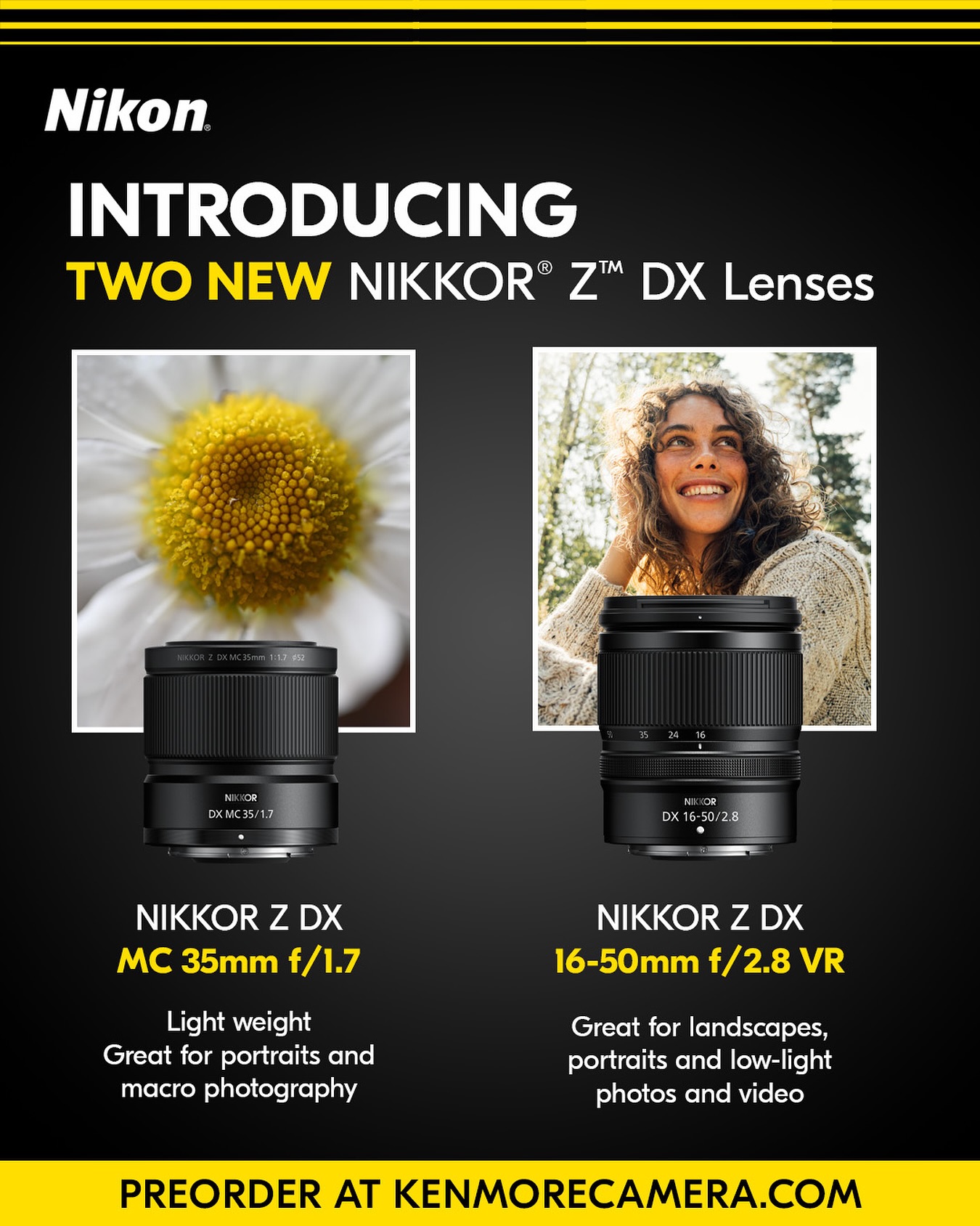 Kenmore - ⭐️ INTRODUCING TWO NEW NIKKOR® Z™ DX LENSES - THE Z DX MC ...