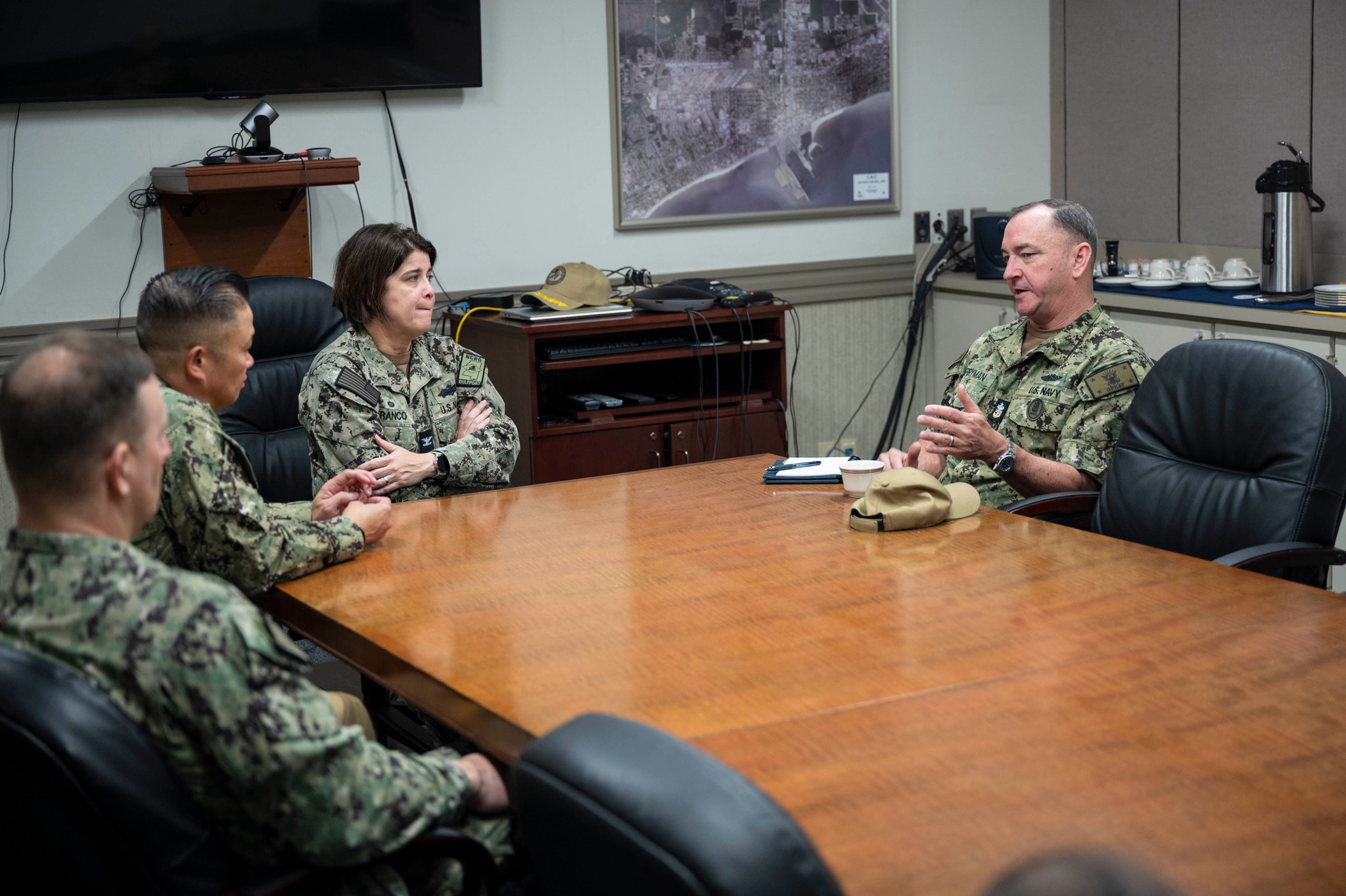 Naval - Master Chief Petty Officer of the Navy John Perryman speaks ...